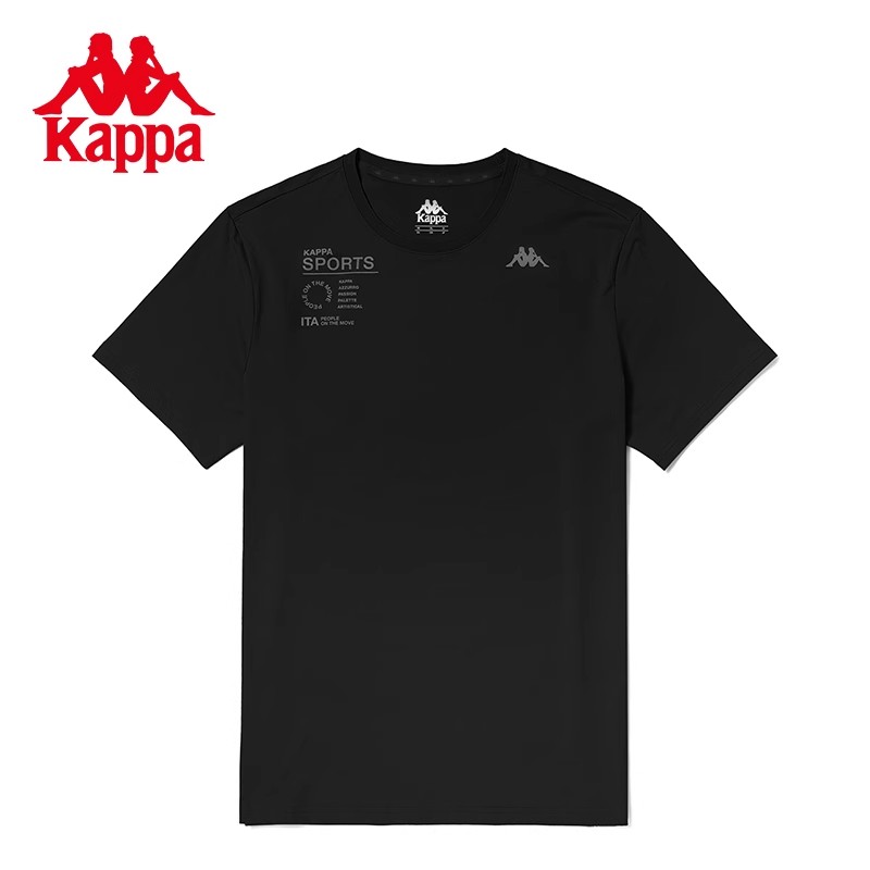 Kappa卡帕男装女装2024夏季新款运动休闲宽松短袖T恤K0D32TD43-图3