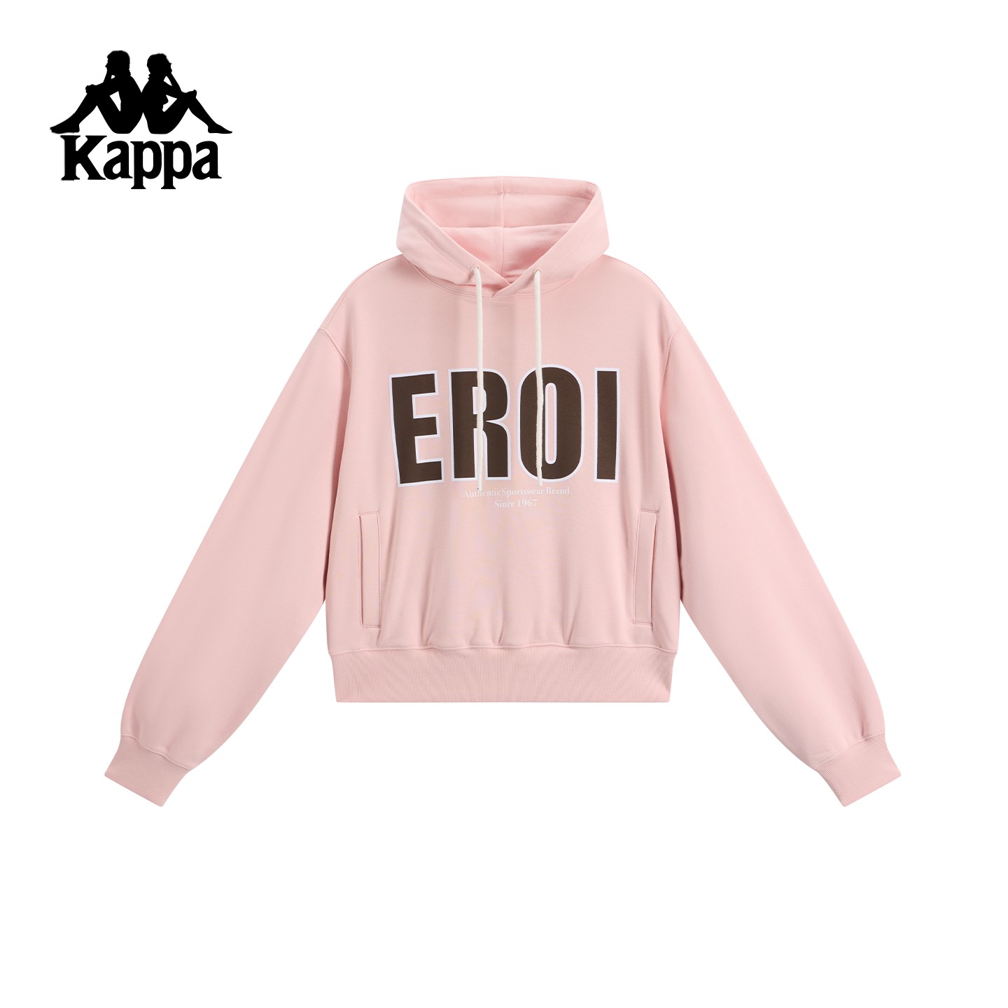 Kappa卡帕女装2025冬季新款简约时尚百搭连帽针织套头衫K0F82MT03 - 图1