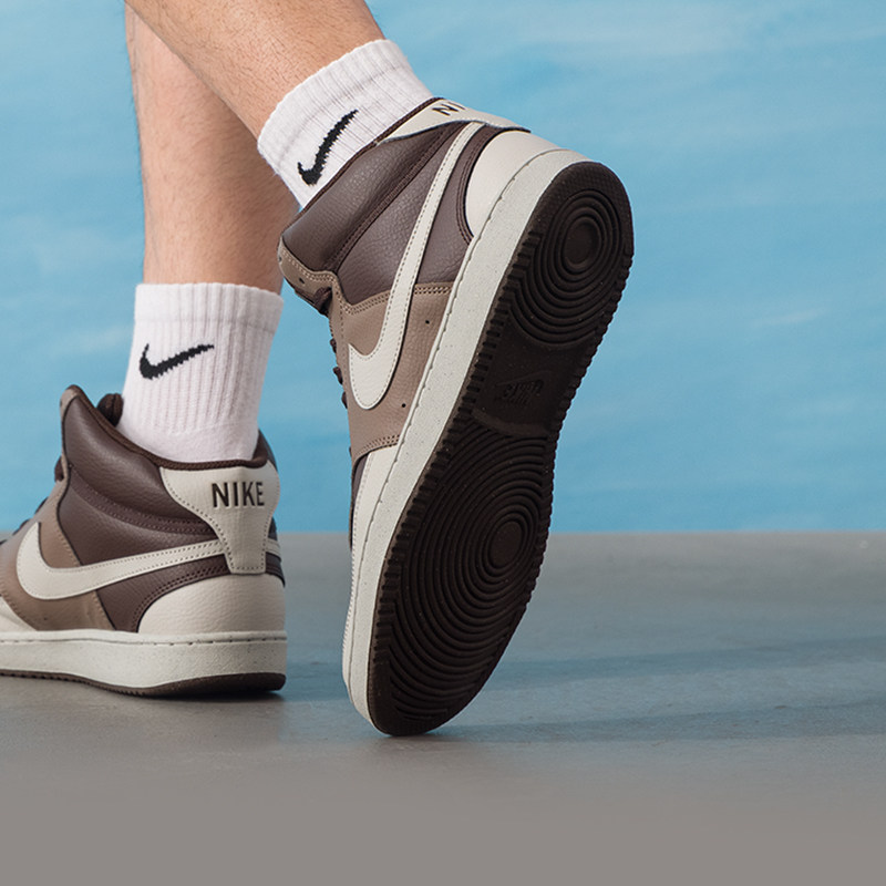 Nike耐克男鞋2025冬季新款COURT VISION MID NN休闲板鞋DN3577,淘宝优惠券,粉丝福利购,淘宝优惠卷