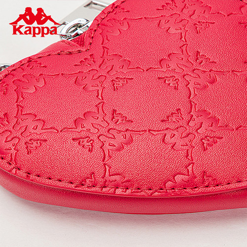 Kappa卡帕新款款小单肩女心形斜挎包休闲包时尚PU小包K0D28BX02N - 图2
