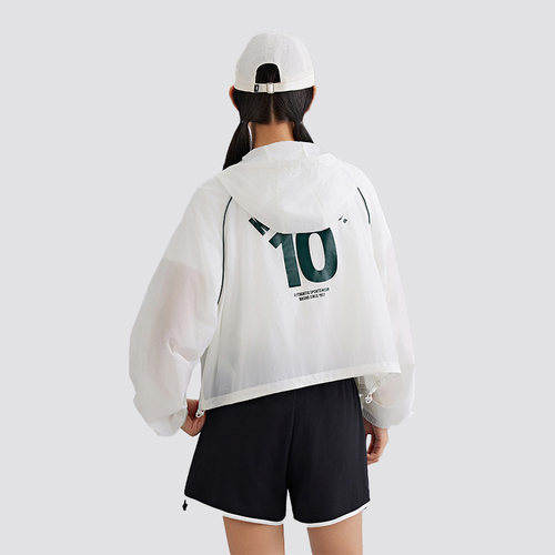 Kappa卡帕女装秋季新款梭织防风防晒防泼水外套K0E62FJ02 - 图2