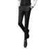 Mùa thu quần nam màu đen Quần mỏng phù hợp với quần giản dị chú rể kết hôn - Suit phù hợp Suit phù hợp