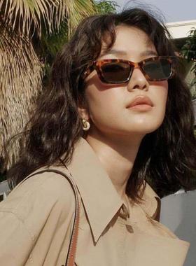 复古小框方形偏光太阳镜jennie