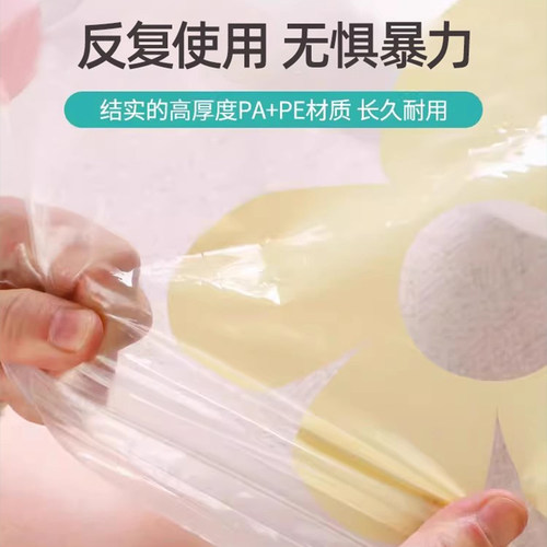收纳博士真空压缩收纳袋衣服棉被子抽气家用神器抽羽绒服衣物袋子 - 图1