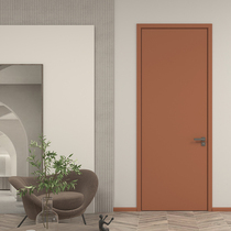 Zhibang Wooden Door Brief About 100 Hitch Bedroom Door Full House Custom Water-based Baking Lacquered Door Silent Indoor Door Round Dance