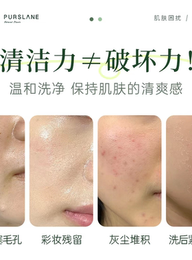 野菜深层清洁霜洁肤霜祛黑头清洁毛孔改善油脂按摩卸妆(盒装**)