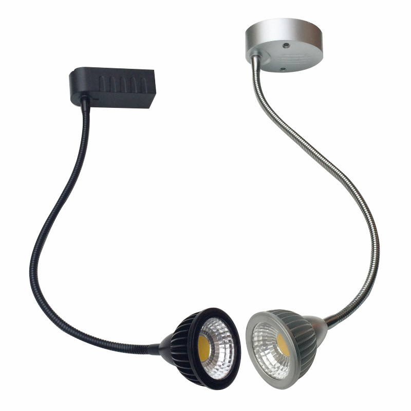 led软管射灯cob轨道灯5w长杆弯管导轨灯服装店7w背景墙明装吸顶10,淘宝优惠券,粉丝福利购,淘宝优惠卷