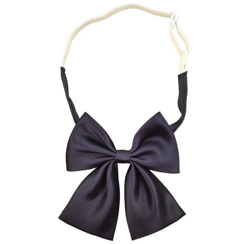 领带纯色缎面无光藏青小领带蝴蝶结女款领结套装制服校服装饰配件,淘宝优惠券,粉丝福利购,淘宝优惠卷