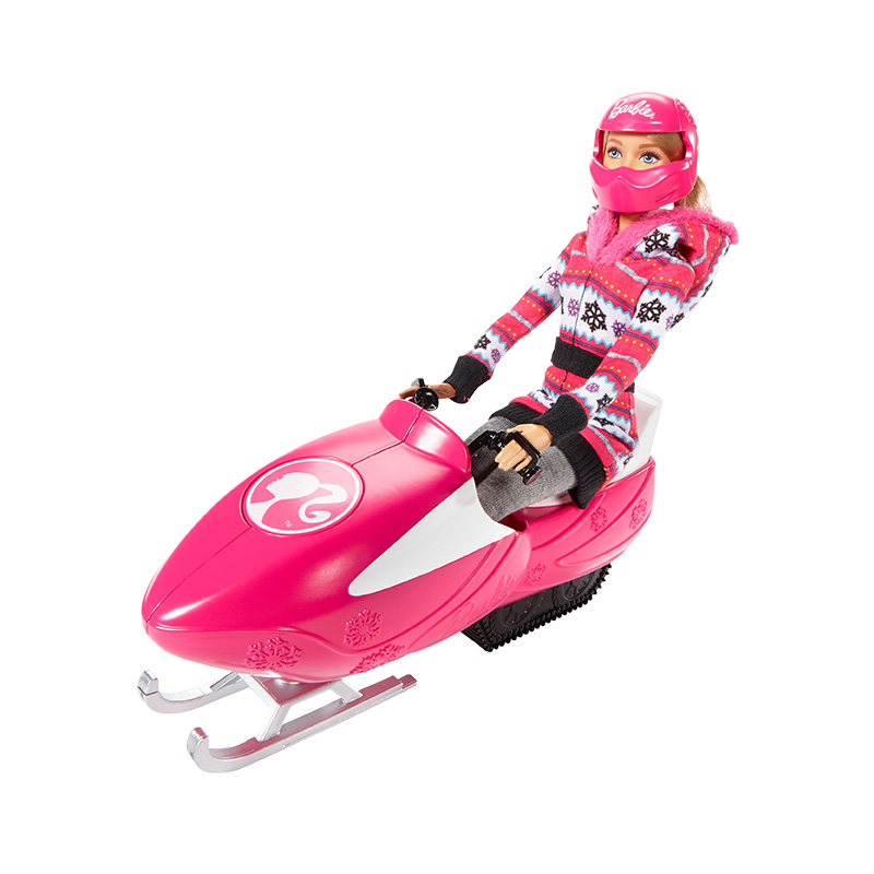 barbie之冬日滑雪姐妹组合套装娃娃 芭比娃娃/配件