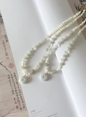 翡翠平安扣璎珞汉服配饰