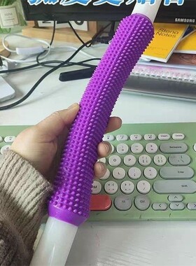 美容院专用擀筋棒软硅胶全身按摩赶筋棍刷子刮痧棒弯款刷子