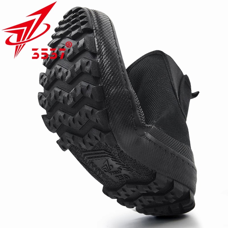 际华3537正品解放鞋男高帮一脚蹬工地干活耐磨劳保鞋防滑工作鞋夏 - 图1