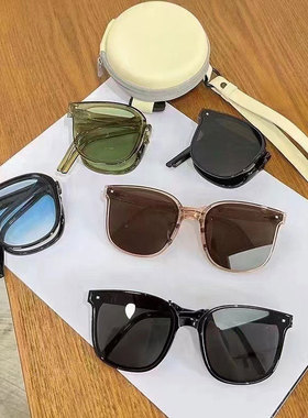 新款折叠墨镜防晒遮阳开车太阳镜