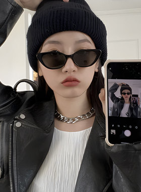复古猫眼小脸墨镜女高级感优雅潮