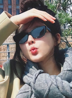 简约个性猫眼墨镜女潮赵露思同款