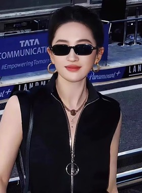 刘亦菲同款黑色墨镜女遮阳个性潮