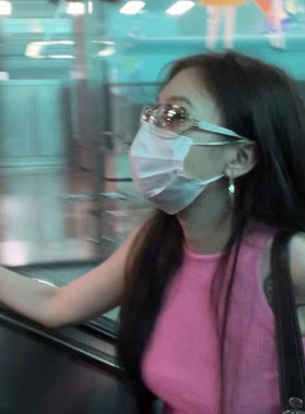 Y2K同款甜酷辣妹眼镜ins风个性潮