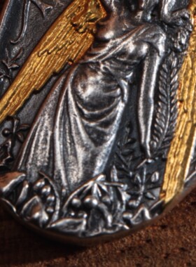 STZ男女银饰品欧美风镀金