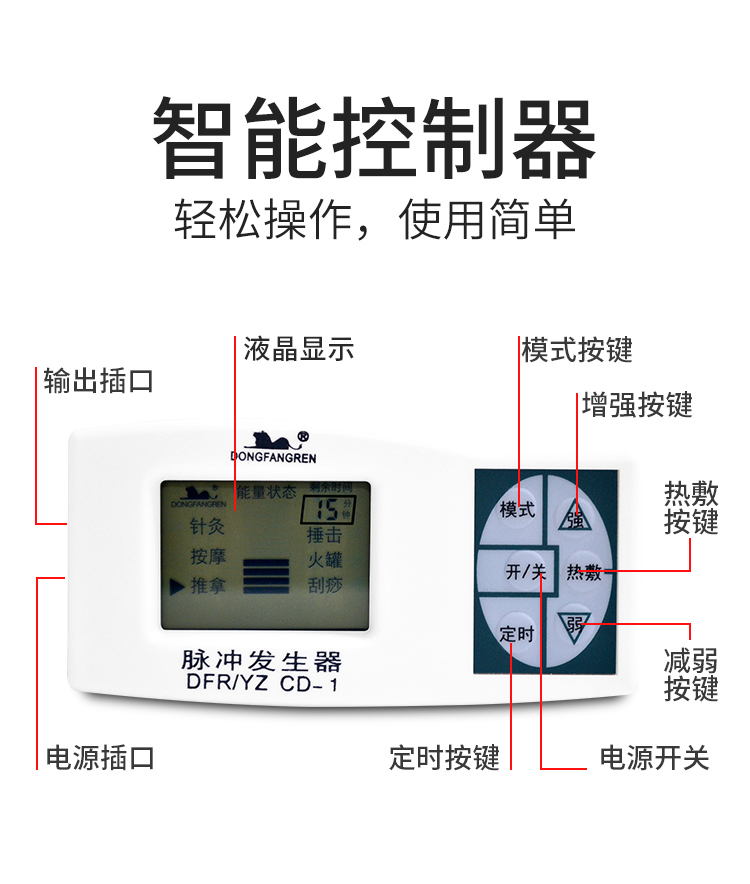 东方人腰椎治疗仪家用腰间盘突出腰肌劳损理疗仪腰椎病按摩仪器Sa - 图3