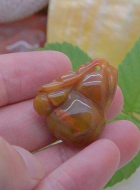 南红玛瑙添福葫芦吊坠