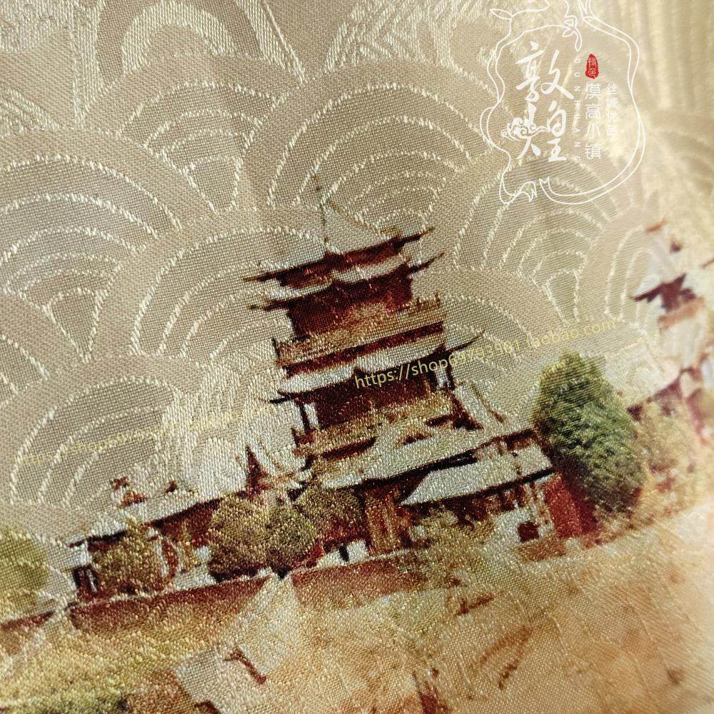 敦煌壁画文创丝巾火焰飞天九色鹿沙漠骆驼香云纱双面工艺披肩围巾,淘宝优惠券,粉丝福利购,淘宝优惠卷