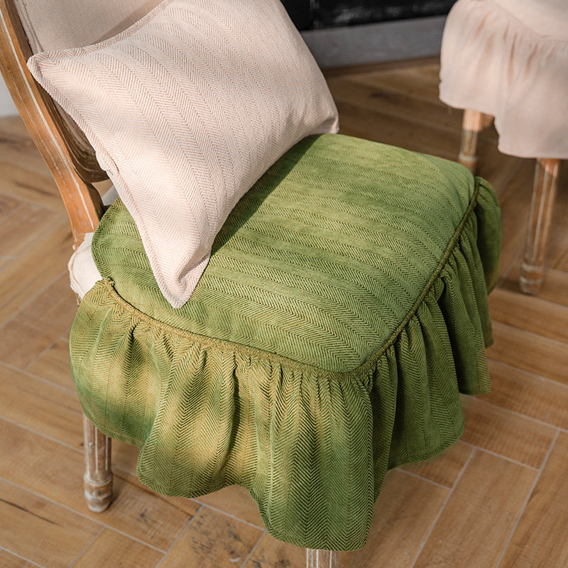法式复古荷叶边椅垫套坐垫客厅卧室装饰防滑椅套,淘宝优惠券,粉丝福利购,淘宝优惠卷