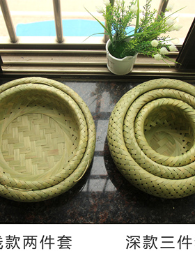 竹制品竹编鸡蛋篮农家零食杂物