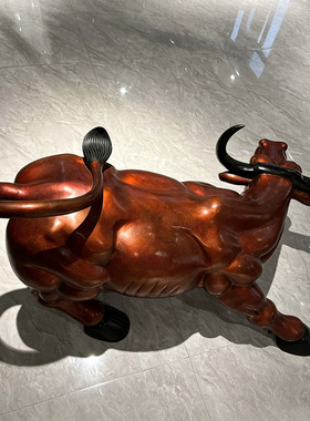 创意铜牛摆件招财牛气冲天