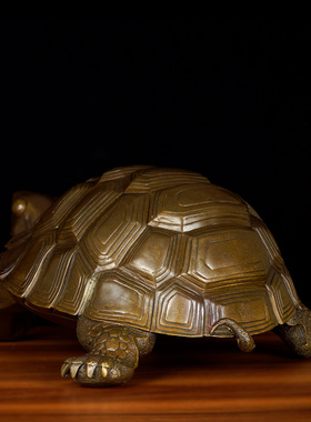 古叶家居黄铜中式家居办公室摆件