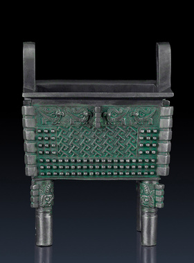 青铜父戊鼎办公室家居礼品摆件