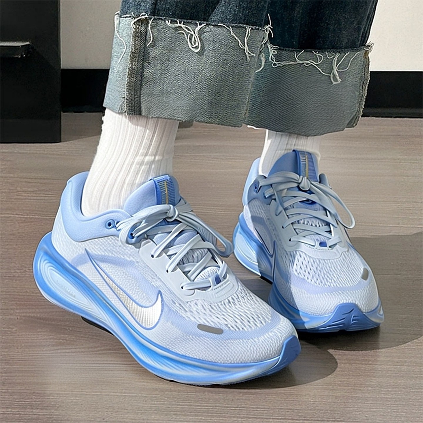 NIKE耐克女鞋大童鞋STELLAR RIDE (GS)运动训练跑步鞋HQ3266-402,淘宝优惠券,粉丝福利购,淘宝优惠卷