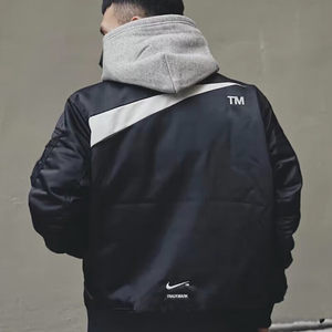 耐克NIKE男士厚外套冬季款运动服保暖棒球服双面穿棉衣棉服DD6056
