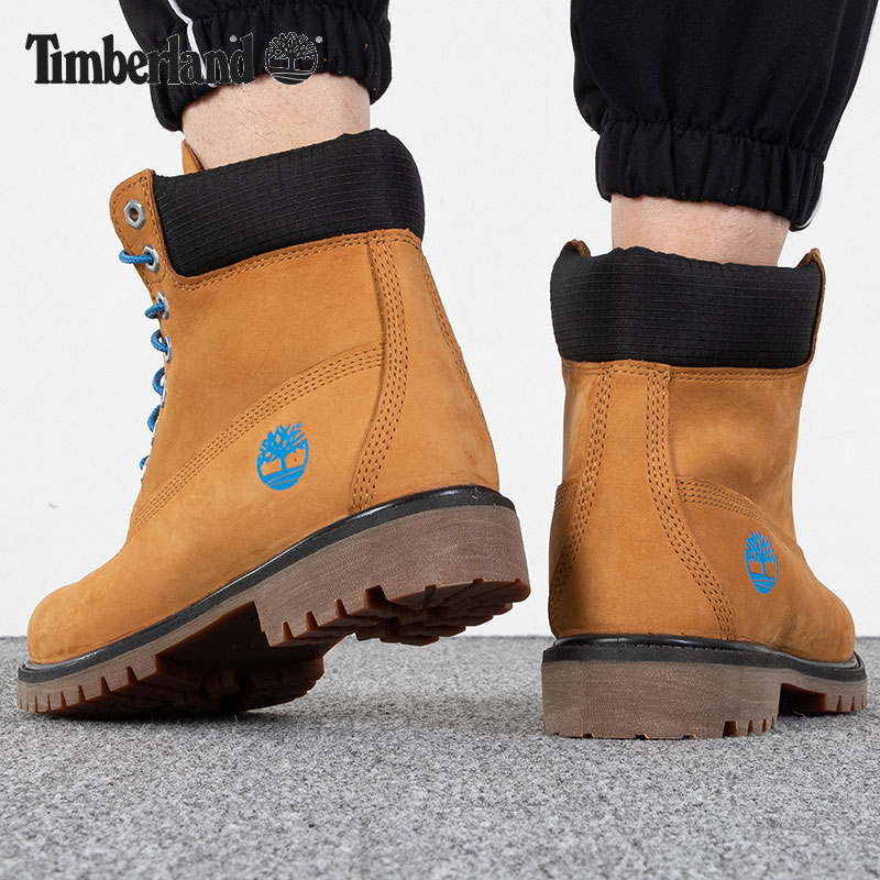 Timberland添柏岚踢不烂男鞋22024秋季新款户外防水大黄靴潮A2DJF - 图1