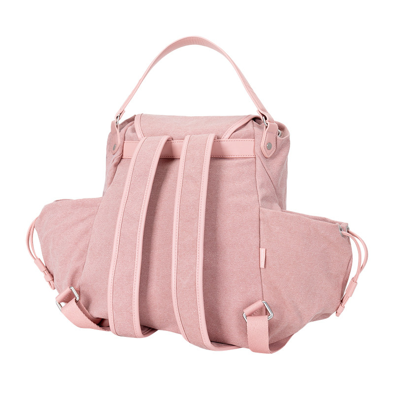 Adidas Pink Clover Backpack 2026 New Backpack Men's and Women's Casual School Bag Travel Bag KW1271
