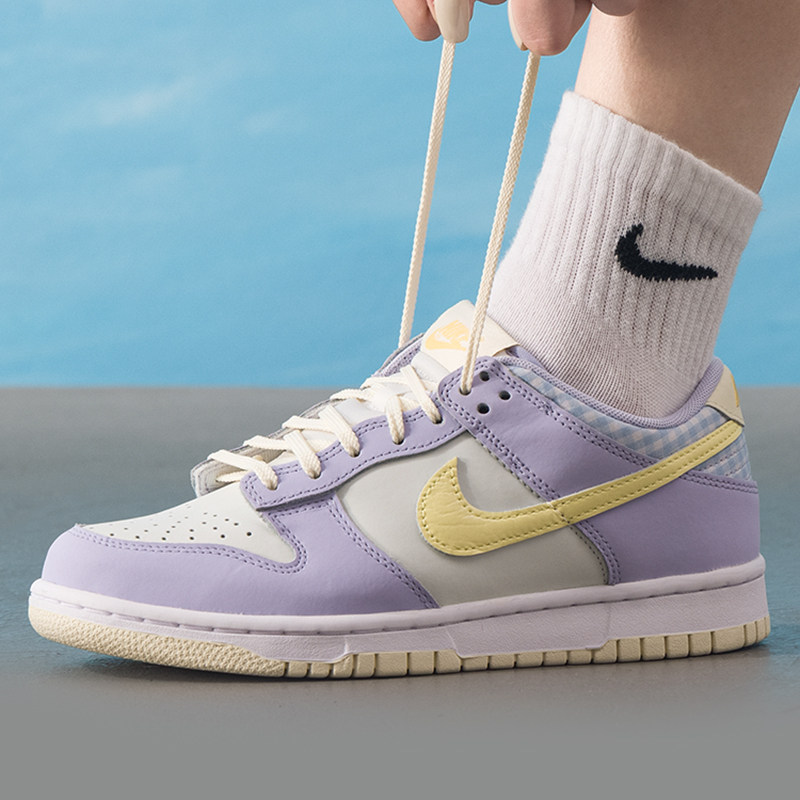 耐克（NIKE）学生青少年男女鞋 2025新款秋季Dunk Low低帮运动板,淘宝优惠券,粉丝福利购,淘宝优惠卷