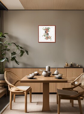一鸣惊人画知了画牵牛花装饰画