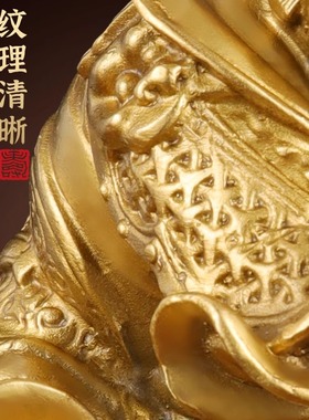 纯黄铜齐天大圣摆件生肖猴铜猴孙悟空家用客厅玄关装饰办公室礼品