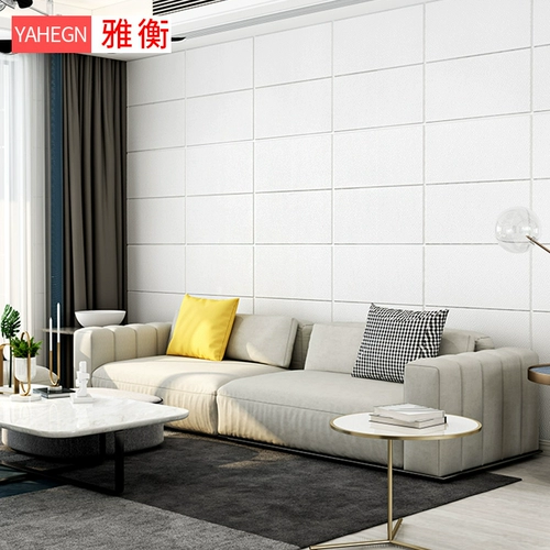 Самоклеющиеся трехмерные обои на стену для спальни, водостойкий пеноблок, наклейка, в 3d формате