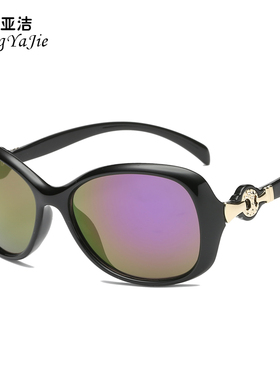 太阳镜优雅时尚复古圆脸