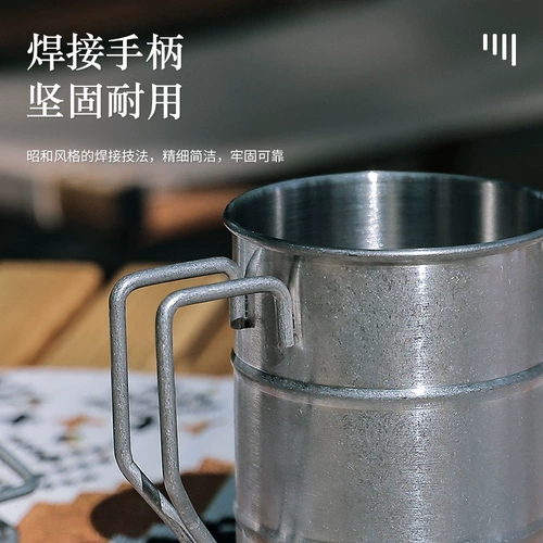 Портативная чайная чашка из нержавеющей стали для кемпинга для путешествий