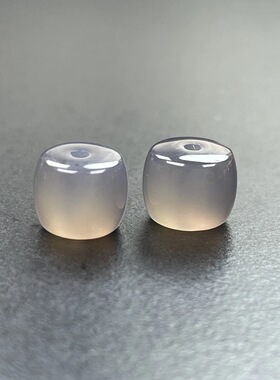 烟紫奶奶灰色系盐源玛瑙8mm+文玩菩提顶珠腰珠配珠背云
