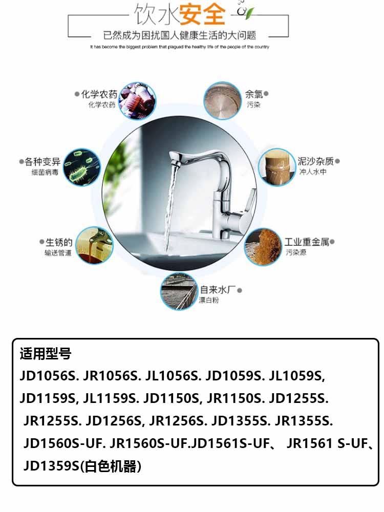 美的超滤净饮机 激光标滤芯 JRJD1056S JL1059 1255S 1256S 1359S - 图2