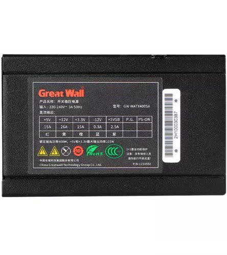 长城SFX小电源 额定220W 270W 400W GW-MATX400SA电源  静音电源 - 图0