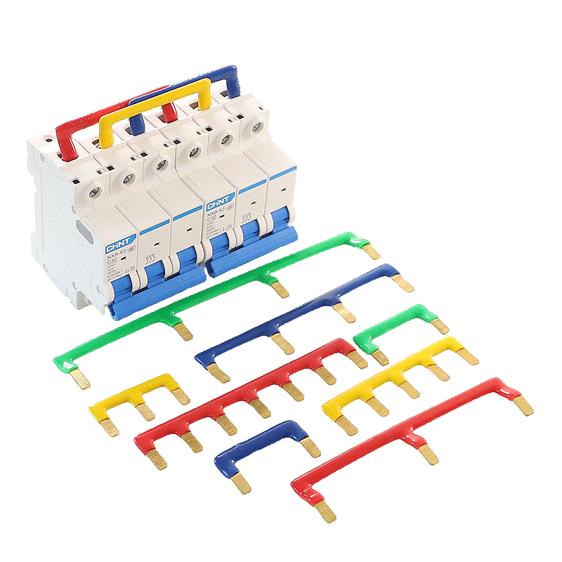 断路器汇流排1P2P3P空气开关连接排接线铜排端子导流排空开连接片 - 图3