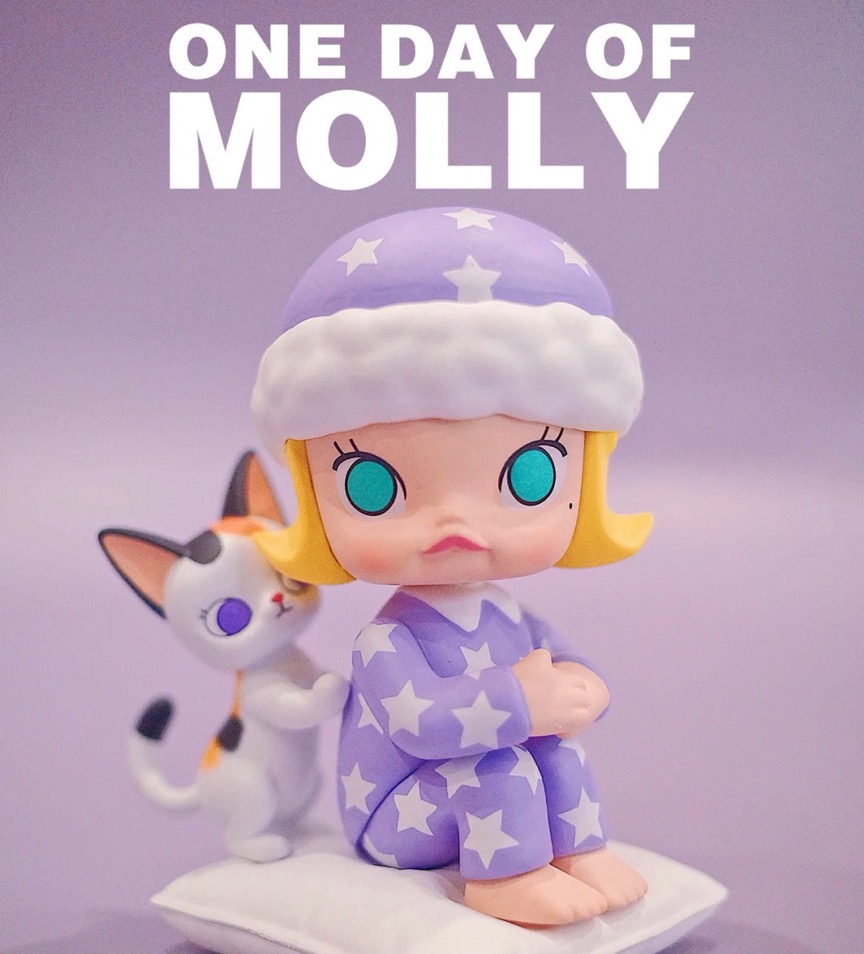 Popmart泡泡玛特正品MOLLY的一天系列盲盒手办潮玩泡泡浴 好梦 - 图3