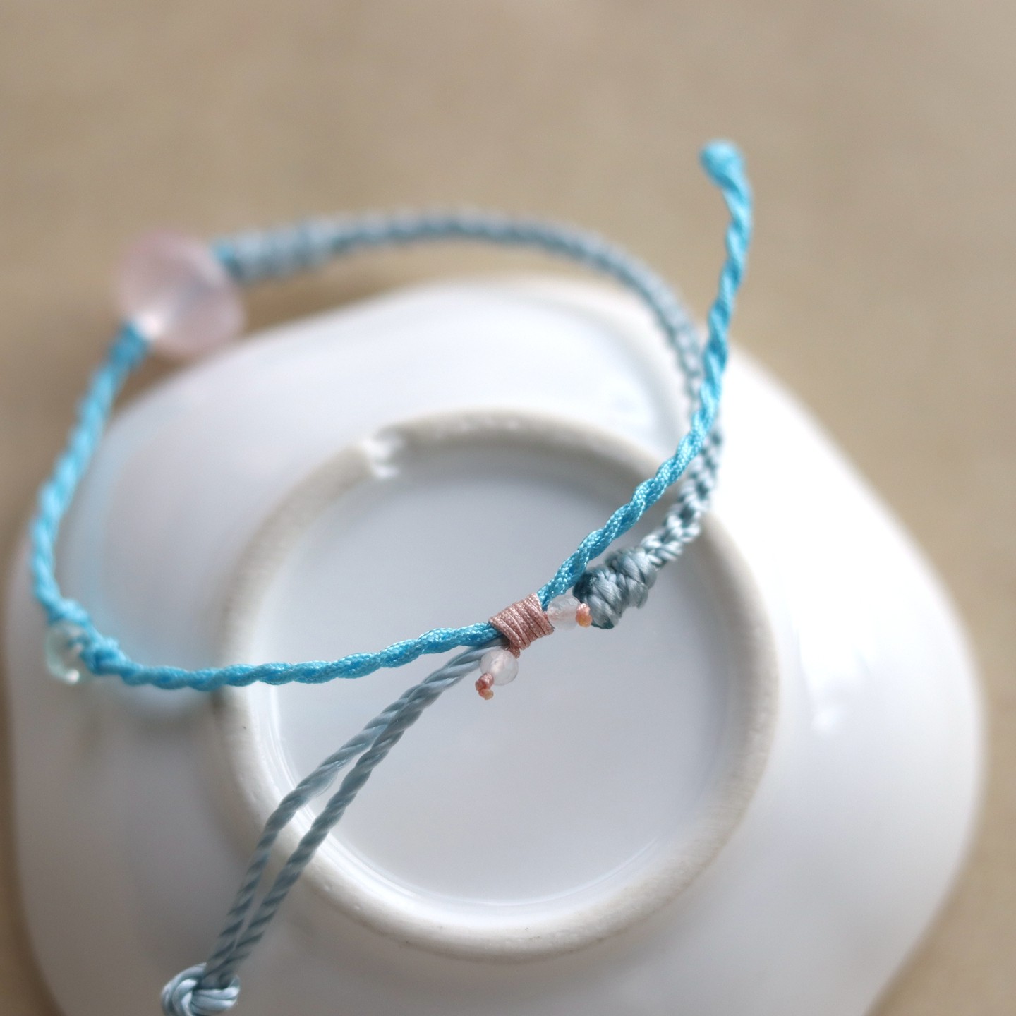 #孤品# 幸福密码 - 天然粉水晶手饰女小众设计款手绳招桃花露思,淘宝优惠券,粉丝福利购,淘宝优惠卷