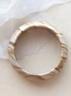 大地的诗篇-天然石英岩玉手镯