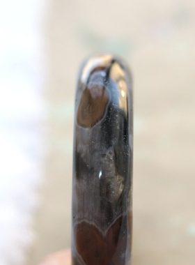 秋水共长天-玛瑙玉石手镯