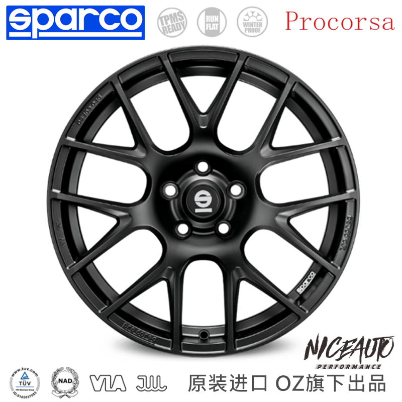 SPARCO Procorsa意大利OZ旗下17/18寸轻量化汽车改装轮毂A3/MINI-图0