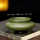 Yixing high-quality purple sand flower pot small three-legged incense burner succulent calamus cloud bamboo bonsai pot gold marble green plant pot